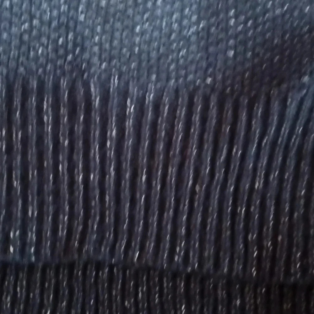 Pink Rose navy blue sweater with white specs cowl neck sz L - Picture 7 of 9
